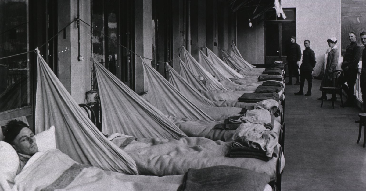 1918 Spanish flu hospital