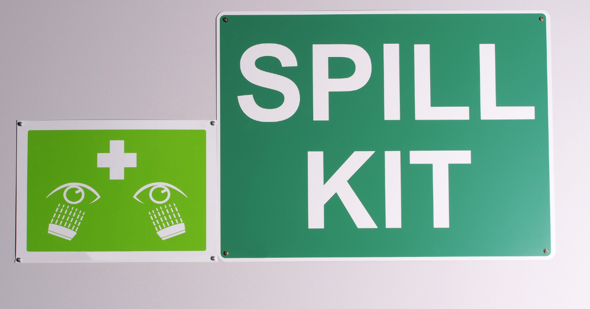 Where your spill kit should be located